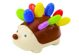 LEAN TOYS Jeżyk Sensoryczny Dla Niemowląt Patyczki Numerki Kolorowe