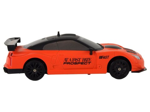 LEAN Toys Autko Sportowe Zdalnie Sterowane R/C 1:24 Pomarańczowe Wymienne Koła LEAN Toys Autko Sportowe Zdalnie Sterowane R/C 1:24 Pomarańczowe Wymienne Koła