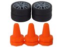 LEAN Toys Autko Sportowe Zdalnie Sterowane R/C 1:24 Pomarańczowe Wymienne Koła