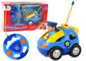 LEAN Toys Auto Dla Malucha Policja Zdalnie Sterowane R/C Światło Dźwięk