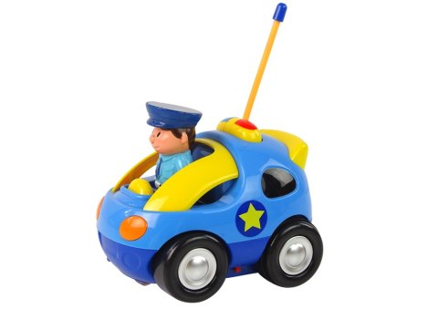 LEAN Toys Auto Dla Malucha Policja Zdalnie Sterowane R/C Światło Dźwięk LEAN Toys Auto Dla Malucha Policja Zdalnie Sterowane R/C Światło Dźwięk