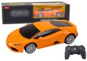 LEAN Toys Auto R/C Lamborghini Huracan 1:24 Rastar Pomarańczowy
