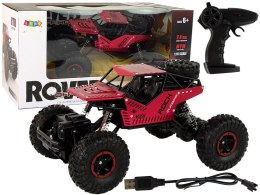 LEAN Toys Auto RC Zdalnie Sterowane 1:16 Czarne Czerwone