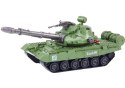 LEAN Toys Czołg Pojazd Wojskowy DIY Do Rozkręcania Zielony Dźwięki Zestaw Resoraki