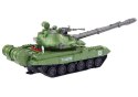LEAN Toys Czołg Pojazd Wojskowy DIY Do Rozkręcania Zielony Dźwięki Zestaw Resoraki
