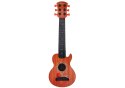 LEAN Toys Gitara Zabawkowa Dla Dzieci Kostka Do Gry Drewno Pomarańczowa