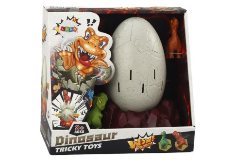 LEAN Toys Gra Zręcznościowa Dinozaur W Jajku Wyskakujący Jajo Dinozaura LEAN Toys Gra Zręcznościowa Dinozaur W Jajku Wyskakujący Jajo Dinozaura