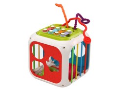 LEAN Toys Kostka Edukacyjna Dla Niemowląt Sorter Klocki Cymbałki 7w1