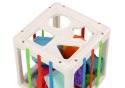 LEAN Toys Kostka Edukacyjna Sorter Dla Niemowląt Klocki Kolorowa