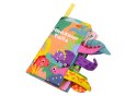 LEAN Toys Książeczka Miękka Zwierzęta Dinozaury Szeleszcząca Kolorowa