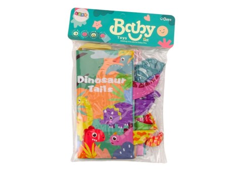 LEAN Toys Książeczka Miękka Zwierzęta Dinozaury Szeleszcząca Kolorowa LEAN Toys Książeczka Miękka Zwierzęta Dinozaury Szeleszcząca Kolorowa