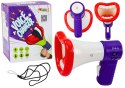 LEAN Toys Megafon Zmieniacz Głosu Nagrywanie Trzy Tryby Głosu Usta