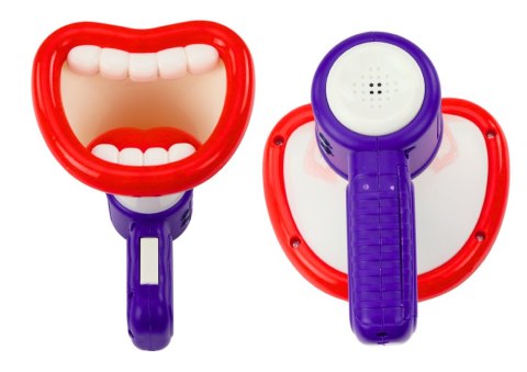 LEAN Toys Megafon Zmieniacz Głosu Nagrywanie Trzy Tryby Głosu Usta LEAN Toys Megafon Zmieniacz Głosu Nagrywanie Trzy Tryby Głosu Usta