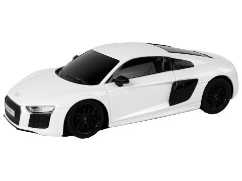 Rastar Auto R/C Audi R8 1:24 Rastar Białe Rastar Auto R/C Audi R8 1:24 Rastar Białe