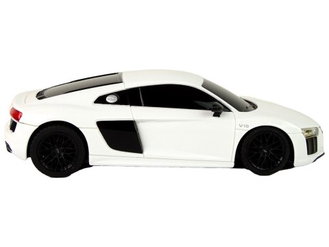 Rastar Auto R/C Audi R8 1:24 Rastar Białe Rastar Auto R/C Audi R8 1:24 Rastar Białe