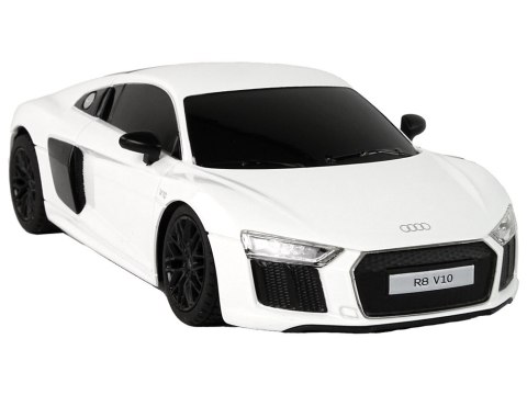 Rastar Auto R/C Audi R8 1:24 Rastar Białe Rastar Auto R/C Audi R8 1:24 Rastar Białe