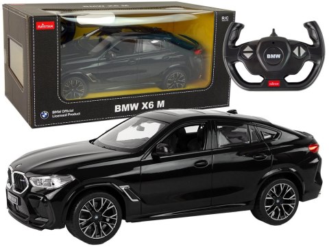 Rastar Auto R/C Bmw X6 M 1:14 Rastar Czarne Rastar Auto R/C Bmw X6 M 1:14 Rastar Czarne