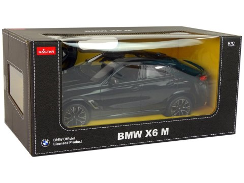 Rastar Auto R/C Bmw X6 M 1:14 Rastar Czarne Rastar Auto R/C Bmw X6 M 1:14 Rastar Czarne
