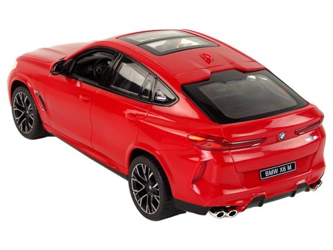 Rastar Auto R/C Bmw X6 M 1:14 Rastar Czerwone Rastar Auto R/C Bmw X6 M 1:14 Rastar Czerwone