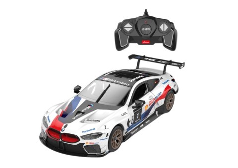 Rastar Klocki Konstrukcyjne Auto Rastar RC 1:18 BMW M8 GTE Białe 66 Elementów Rastar Klocki Konstrukcyjne Auto Rastar RC 1:18 BMW M8 GTE Białe 66 Elementów