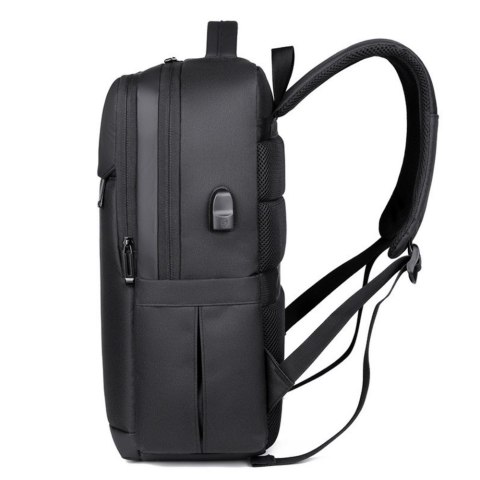 LEAN Plecak Miejski USB Kieszeń Na Laptopa Odblaski 16L 45cm LEAN Plecak Miejski USB Kieszeń Na Laptopa Odblaski 16L 45cm