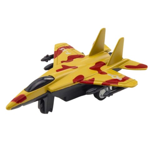 LEAN TOYS Myśliwiec Wojskowy Z Napędem Frykcyjnym Metalowy 11cm Mix LEAN TOYS Myśliwiec Wojskowy Z Napędem Frykcyjnym Metalowy 11cm Mix