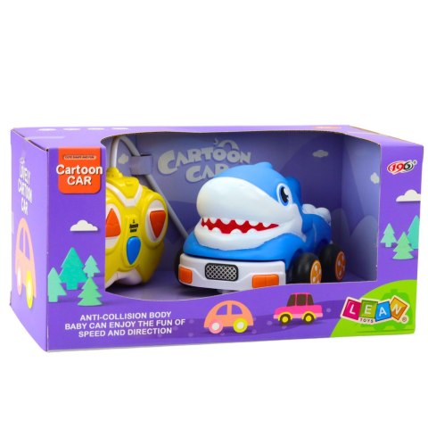 LEAN Toys Autko Zdalnie Sterowne RC Dla Malucha Rekin Niebieski LEAN Toys Autko Zdalnie Sterowne RC Dla Malucha Rekin Niebieski