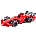 LEAN Toys Auto Sportowe Wyścigówka Zdalnie Sterowana RC Efekt Dymu 2.4G Czerwona