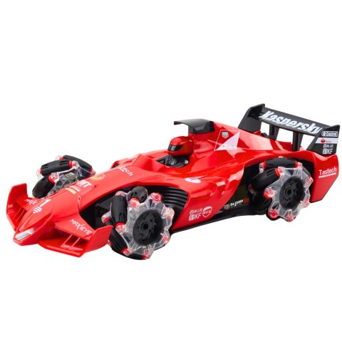 LEAN Toys Auto Sportowe Wyścigówka Zdalnie Sterowana RC Efekt Dymu 2.4G Czerwona LEAN Toys Auto Sportowe Wyścigówka Zdalnie Sterowana RC Efekt Dymu 2.4G Czerwona