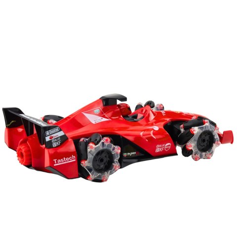 LEAN Toys Auto Sportowe Wyścigówka Zdalnie Sterowana RC Efekt Dymu 2.4G Czerwona LEAN Toys Auto Sportowe Wyścigówka Zdalnie Sterowana RC Efekt Dymu 2.4G Czerwona