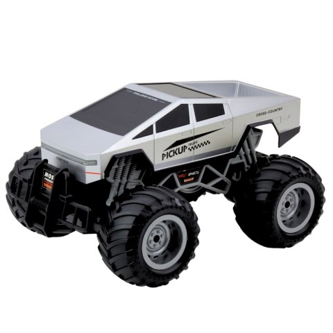 LEAN Toys Auto Terenowe Off-Road RC Zdalnie Sterowane Srebrne 1:16 LEAN Toys Auto Terenowe Off-Road RC Zdalnie Sterowane Srebrne 1:16
