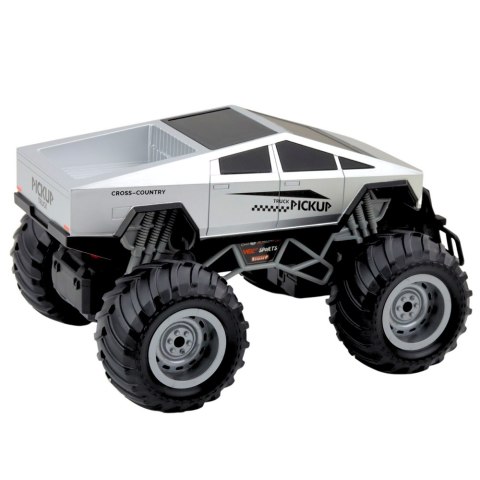 LEAN Toys Auto Terenowe Off-Road RC Zdalnie Sterowane Srebrne 1:16 LEAN Toys Auto Terenowe Off-Road RC Zdalnie Sterowane Srebrne 1:16