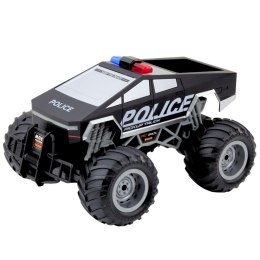 LEAN Toys Auto Terenowe Policyjne Off-Road RC Zdalnie Sterowane Czarne 1:16