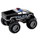 LEAN Toys Auto Terenowe Policyjne Off-Road RC Zdalnie Sterowane Czarne 1:16