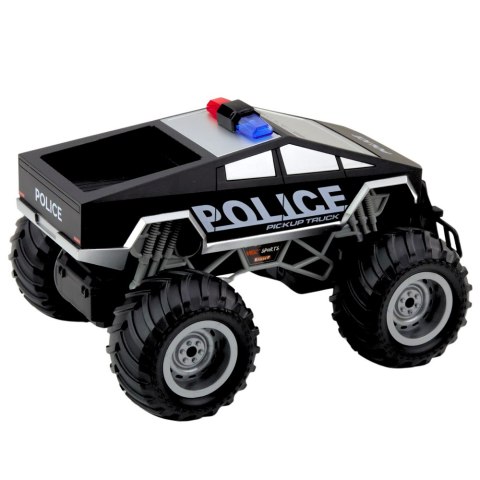 LEAN Toys Auto Terenowe Policyjne Off-Road RC Zdalnie Sterowane Czarne 1:16 LEAN Toys Auto Terenowe Policyjne Off-Road RC Zdalnie Sterowane Czarne 1:16