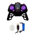 LEAN Toys Auto Terenowe Policyjne Off-Road RC Zdalnie Sterowane Czarne 1:16