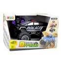 LEAN Toys Auto Terenowe Policyjne Off-Road RC Zdalnie Sterowane Czarne 1:16