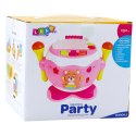 LEAN Toys Bębenek Dla Dzieci Muzyczny Interaktywny Światła Dźwięki Niebieski
