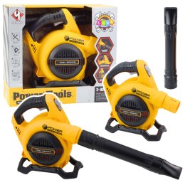 LEAN Toys Dmuchawa Ogrodowa Do Liści Na Baterie Dźwięki Żółta