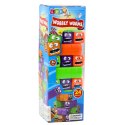 LEAN Toys Gra Zręcznościowa Wieża 24 Klocki Z Buźkami Kolorowe