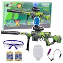 LEAN Toys Karabin AWM Na Kulki Wodne Hydrożelowe Zielony Okulary 61cm