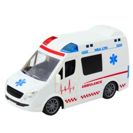 LEAN Toys Karetka Ambulans Zdalnie Sterowany RC Światła Dźwięki 1:20 Biały