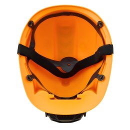 LEAN Toys Kask Budowlany Dla Dzieci Z Latarką Czołową Opaska Pod Brodę Żółty