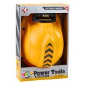 LEAN Toys Kask Budowlany Dla Dzieci Z Latarką Czołową Opaska Pod Brodę Żółty