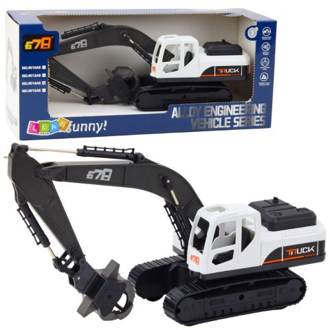 LEAN Toys Koparka Gąsienicowa Chwytak Ruchoma Łyżka Obrót 360° LEAN Toys Koparka Gąsienicowa Chwytak Ruchoma Łyżka Obrót 360°