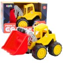 LEAN Toys Koparko-Ładowarka Dla Dzieci Do Piasku Pojazd Budowlany Żółta