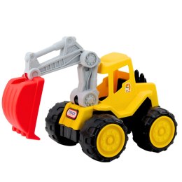 LEAN Toys Koparko Ładowarka Ogrodowa Do Piasku Dziecięca Żółta