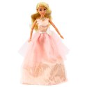 LEAN Toys Lalka Anlily Suknia Balowa Pudrowy Róż Ruchome Kończyny Blond Włosy