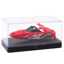 LEAN Toys Łódź Motorówka Zdalnie Sterowana RC Biało-Czerwona 15cm
