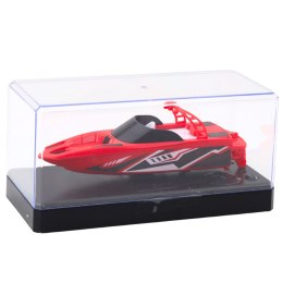 LEAN Toys Łódź Motorówka Zdalnie Sterowana RC Biało-Czerwona 15cm